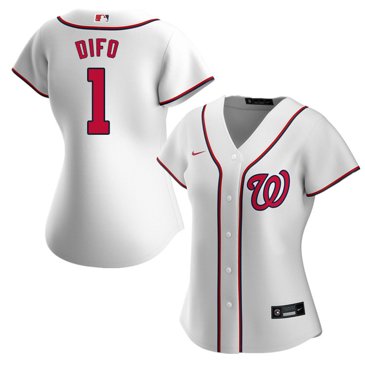 Nike Women #1 Wilmer Difo Washington Nationals Baseball Jerseys Sale-White